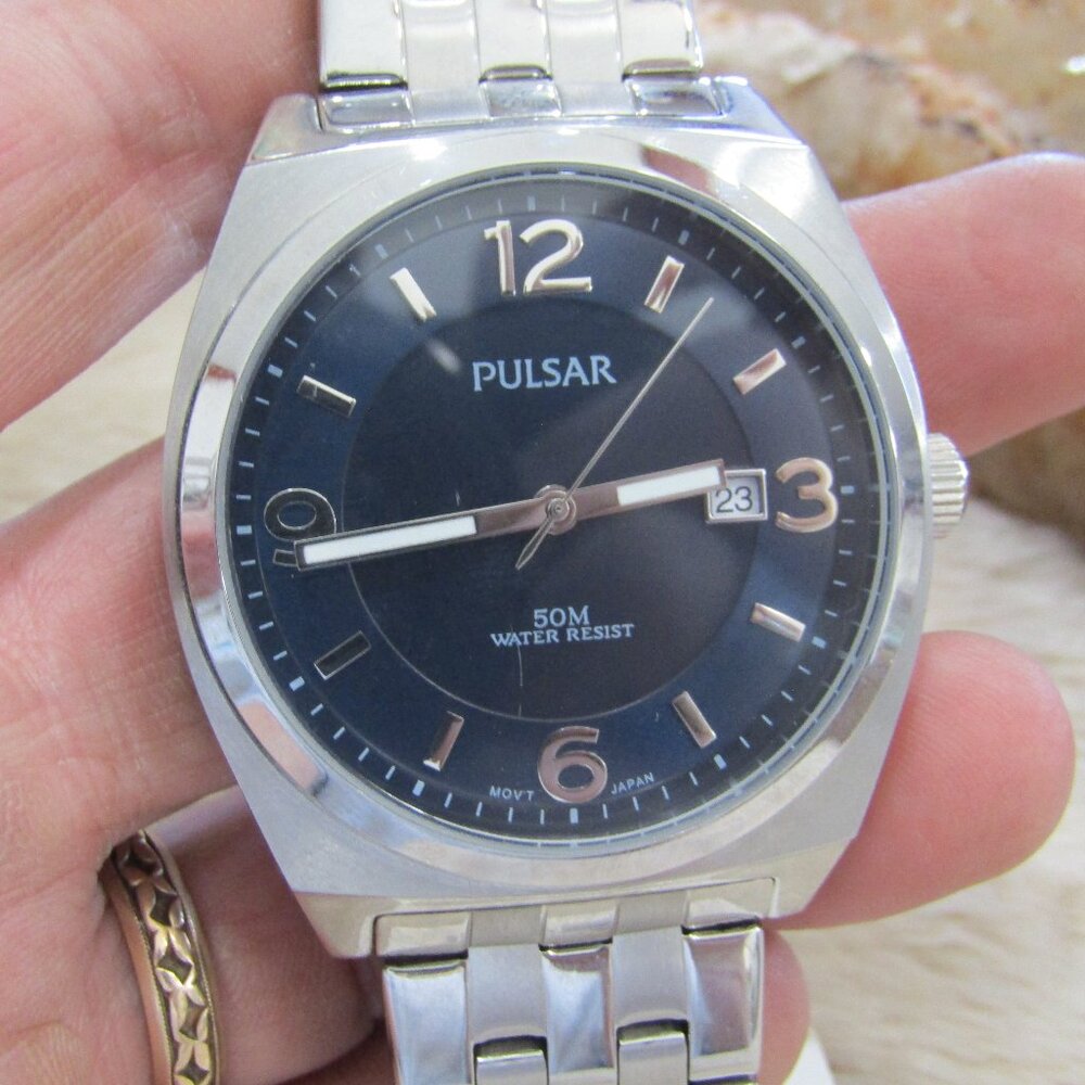 Pulsar Man's Stainless Wristwatch NWT